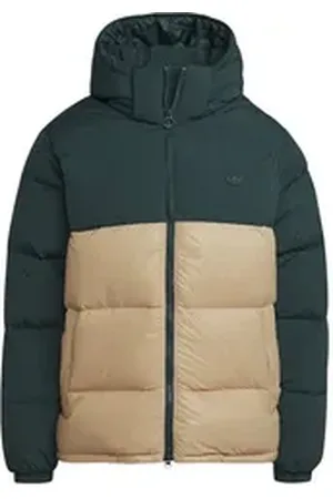 adidas Originals Sweatjacke Originals Down Regenjacke Beige Herren Polyamid beige|grün L