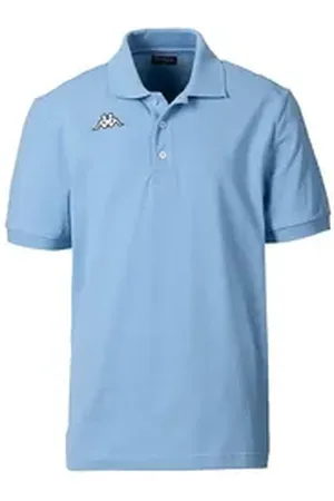 Kappa Poloshirt luftig-leichtes Gewebe aus reiner Naturfaser blau XXXL