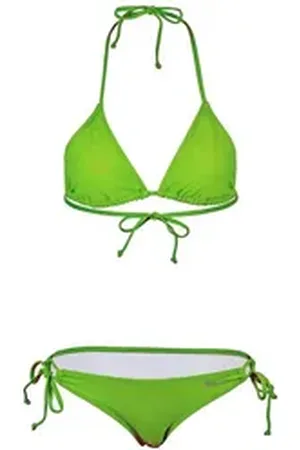 Beco Beermann Triangel-Bikini-Top -Basic Side Tie Triangle Bikini (2-St), in modischen Farben grün 38