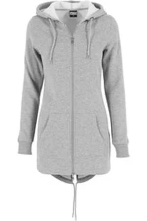 Urban classics Cardigan Damen Ladies Sweat (1-tlg) grau XL