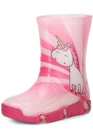 Ladeheid Kinder Regenschuhe SwkBW2020 Gummistiefel bunt|rosa 29-30 EU