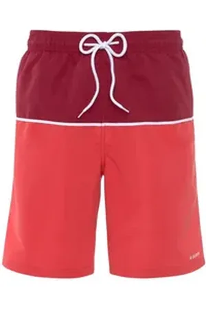 QS by s.Oliver Badeshorts mit kontrastfarbigen Details rot XL