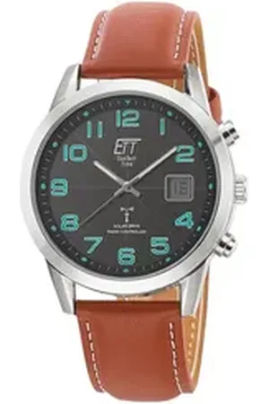 Ett Solaruhr -Solaruhr für Basic Braun/Schwarz schwarz