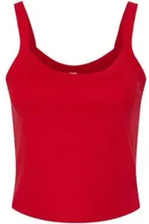 Bella + Canvas Tanktop Women ́s Micro Rib Spaghetti Strap Tank Damen Top M