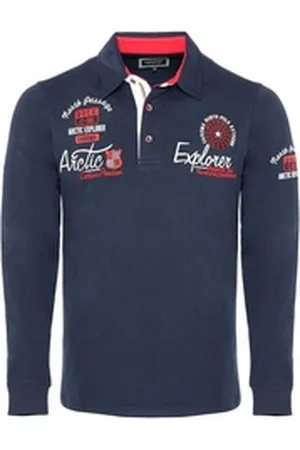 Carisma Poloshirt (1-tlg) mit Stickerei Explorer blau XL