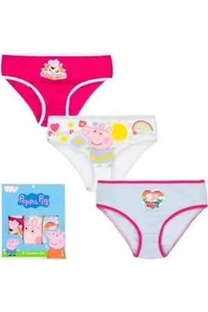 Peppa Pig Slip 3er Pack Slips "Smile", 100% Baumwolle, Größen 92 bis 122 (Packung) 116/122