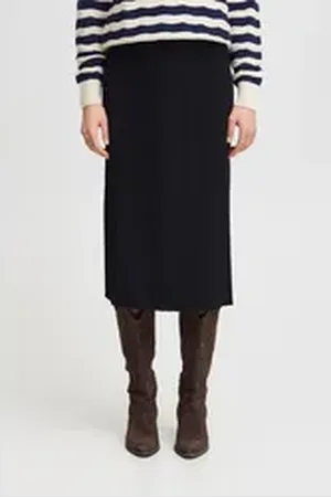 Atelier Rêve Webrock IRMASIA SK modischer Midirock schwarz S