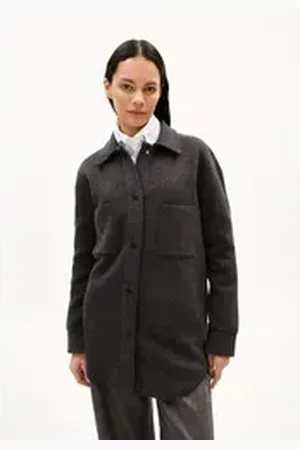 Armedangels Blouson ALMARAA Damen (1-St) Loose Fit grau XS/34