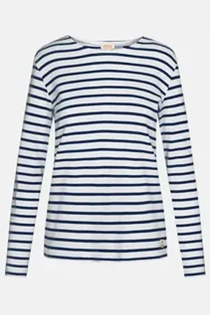 Armor.lux Langarmshirt Damen Streifenshirt Lesconil blau Größe 1 (36)