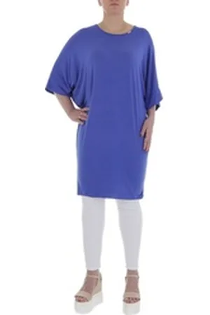 Ital-Design Tunikashirt Damen Freizeit (85915826) Top & Shirt in Violett lila S/M