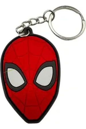 Marvel Schlüsselanhänger Schlüsselanhänger Spiderman Kopf, Schlüsselanhänger Haustierschlüsselanhänger Geschenk Hund Frau Herren bunt