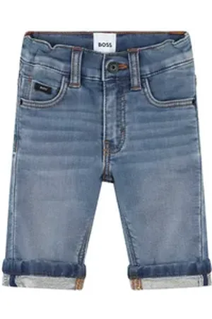 HUGO BOSS Gerade Jeans Jeans blau ausgewaschen Logo 12 Monate - 3 Jahre ausgewaschen 3 Jahre