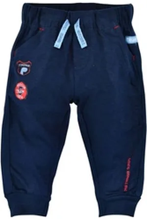 BONDI Jogginghose Baby Jungen Hose "Dino" 91434, Navy - Laufhose Feuerwehr Dunkelblau blau 74