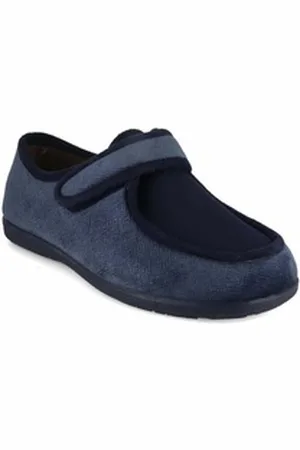 Florett VAROMED Klettslipper Ricardo Hausschuh Klettverschluss blau 39 EU