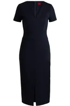 HUGO BOSS Sommerkleid blau 38