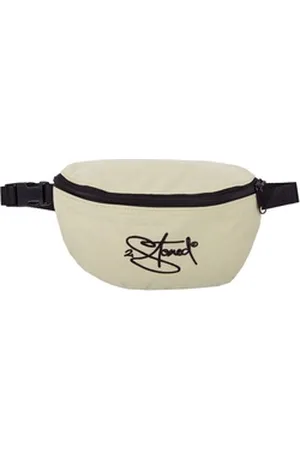 2Stoned Bauchtasche Hüfttasche Classic mit Stick für Erwachsene und Kinder, mit Reißverschlussfach auf der Rückseite beige
