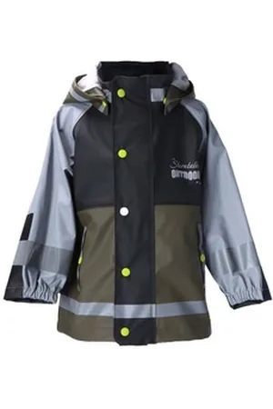 Sterntaler ® Regenjacke Funktions-Regenjacke uni (1-St., Kinder Regen- und Matschjacke mit süßen Motiven) Regenjacke Kinder mit Kapuze, Funktionsjacke Kinder bunt|grün 110