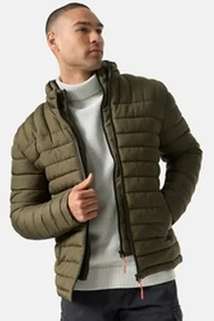 INDICODE Winterjacke INNash Steppjacke mit Stehkragen blau L