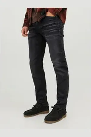 JACK & JONES Tapered-fit-Jeans Herren Jeans Comfort Hose Schwarz JJIMIKE JJORIGINAL JOS 697 I.K schwarz W29/L32
