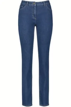 Gerry Weber 5-Pocket-Jeans Romy Straight Fit (92307-67840) blau 36