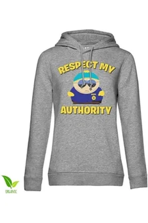 South Park Kapuzenpullover Respect My Authority Girls Hoodie grau L