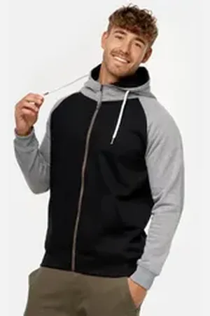 INDICODE Kapuzenpullover INPulko weiß M