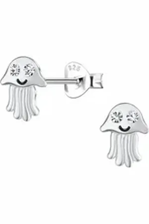 ALEXANDER YORK Paar Ohrstecker QUALLE, 2-tlg., 925 Sterling Silber silberfarben