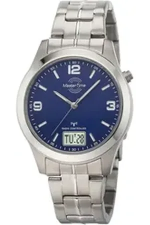 Master Time Funkuhr MTGT-10351-31M, Armbanduhr, Quarzuhr, Herrenuhr, Datum silberfarben