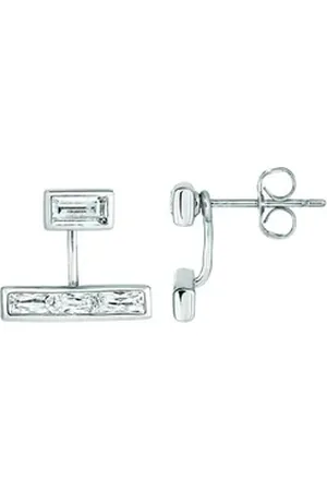 Buckley London Paar Ohrstecker weiß