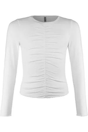 Blue Effect Langarmshirt festlich weiß 164/170