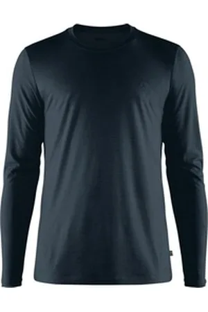 Fjällräven Langarmshirt Herren Langarmshirt Abisko Wool blau XS
