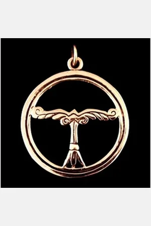 HOPLO Kettenanhänger Irminsul Bronze Anhänger Schmuck - Wikinger - 44x34mm