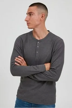 Blend Langarmshirt BHAlfred grau XL
