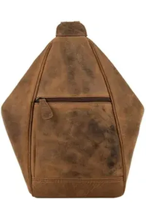 Bagan Cityrucksack, echt Leder braun