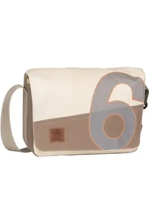 360 Grad 360Grad Umhängetasche Barkasse Mini, Messenger Bag bunt|grau