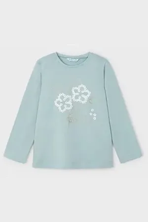 Mayoral Langarmshirt Shirt Blumen Mädchen(407290) 104
