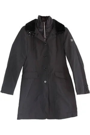 Betty Barclay Dufflecoat Parka Black Reißverschluss und Knopfverschluss, leichte Wattierung schwarz 44