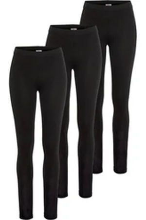 FLASHLIGHTS Leggings (Packung, 3-tlg., 3er- Pack) Basics schwarz 44