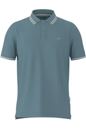 SELECTED HOMME Poloshirt SLHDANTE SPORT (1-tlg) aus Baumwolle blau M