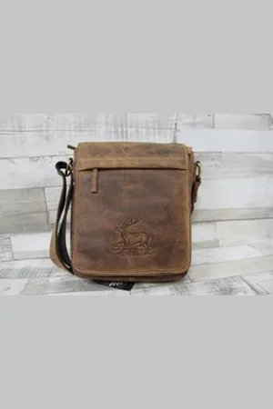 Greenburry Geldbörse Vintage Flapzip Tasche Stag-3