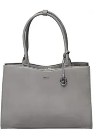Socha Laptoptasche Straight Line 15.6 Zoll, elegante Businesstasche/Laptoptasche für Damen grau