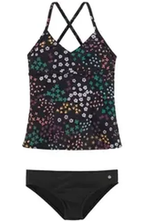 QS by s.Oliver Tankini Milly Kids mit Blumendruck schwarz 170/176