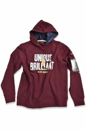 Blue Seven Kapuzensweatshirt Kapuzen Pullover Sweatshirt vino (1-tlg) rot 152