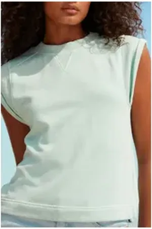 Next Shirttop Ärmelloses Relaxed Fit Tanktop (1-tlg) blau XL