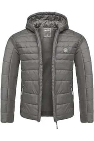 amaci Steppjacke Steppjacke TOWSON Herren Outdoor Basic Patch Jacke grau XL