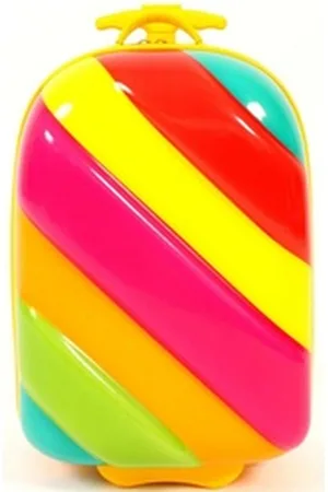 Bayer Chic 2000 CHIC2000 Kinderkoffer Bouncie, Rainbow candy, 2 Rollen, Hartschalen-Trolley bunt