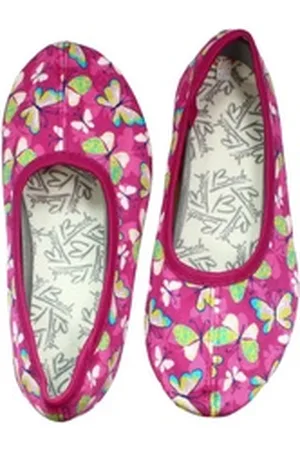 Beck Schläppchen Harmonie Gymnastikschuh (bis Gr. 38 verfügbar, für Sport, Kindergarten und Zuhause geeignet) rutschfeste Gummi-Laufsohle rosa 35 EU