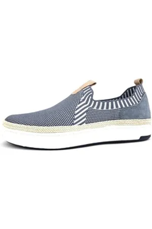 Jana Mokassin Slipper blau 40 EU