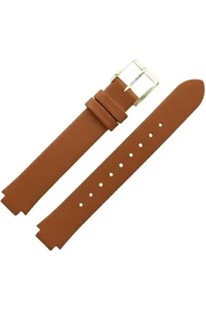HUGO BOSS Uhrenarmband 10mm Leder Braun 659302725 braun