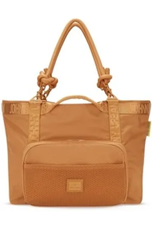 Johnny Urban Shopper CASSIE Schultertasche Damen Große Shopper, Faltbare Reisetasche, Wasserabweisend orange
